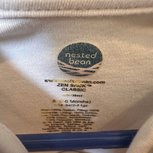 Nested Bean Sleep Sack 0-6 month - Picture 2 of 3